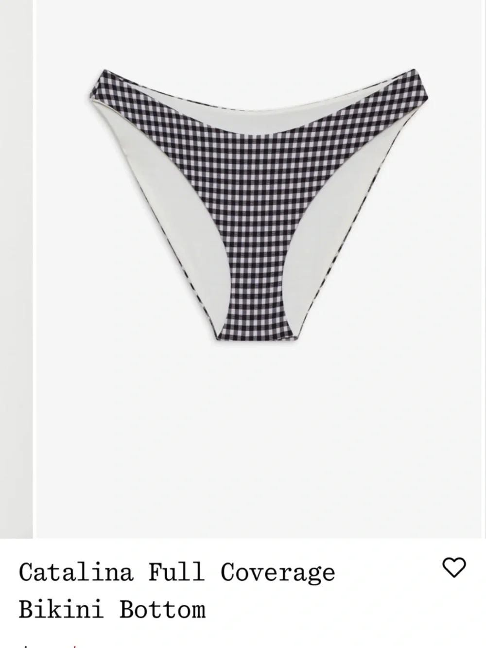 Frankie's Bikinis Black & White Gingham Seersucker Bikini Set